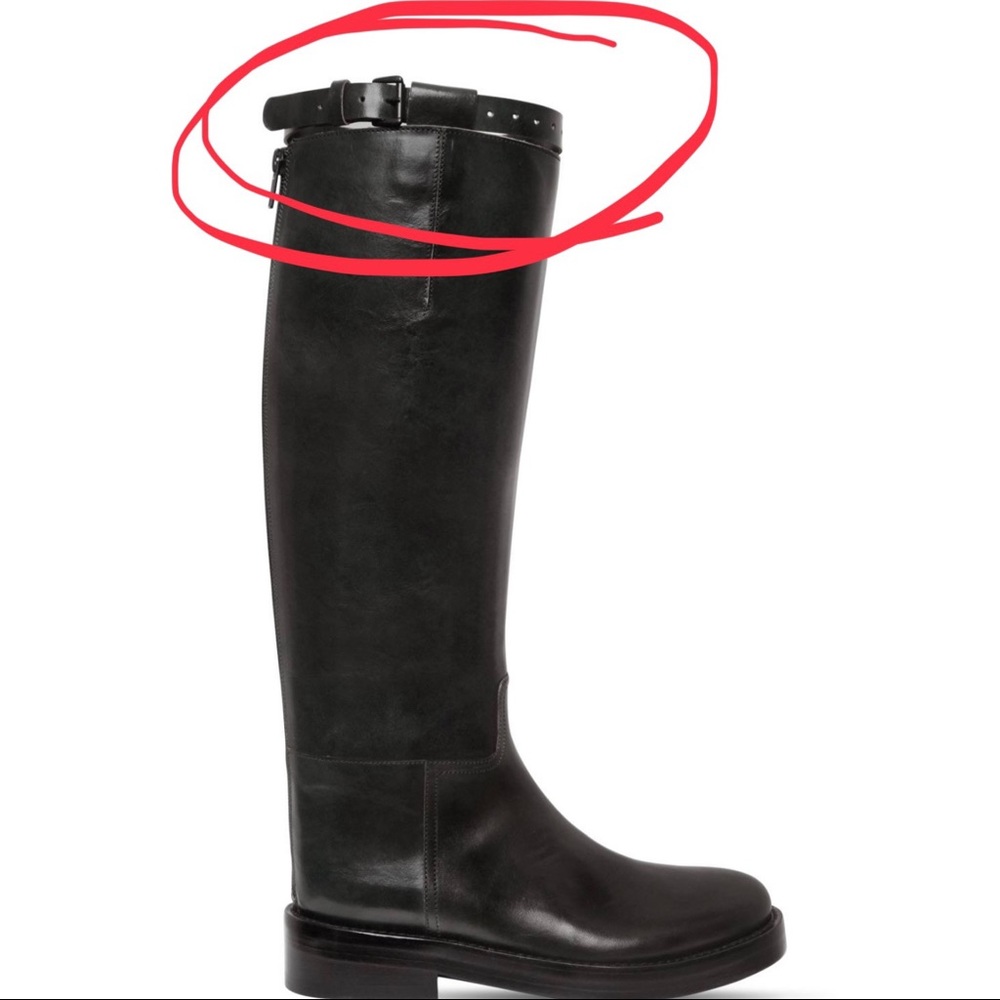 ISO STRAP ONLY Ann Demeulmeester black leather